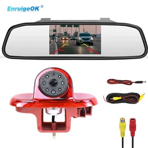 4.3'' Monitor & Brake Light Reversing Camera for Renault Trafic Vauxhall Vivaro - Picture 1 of 19