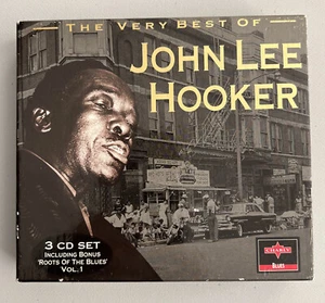 JOHN LEE HOOKER The Very Best Of John Lee Hooker TRIPLE CD REM ALBUM 1995 EX/NM - Picture 1 of 15