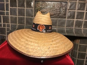 NFL Cincinnati Bengals Unisex Pescador, Salvavidas, Jardinería, Entrenadores Sombrero de Paja - Imagen 1 de 7