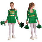 Kids Girls Dress Costume Cheer Leader Carnival Uniform Halloween Cheerleading
