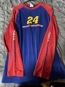 Jeff Gordon Winners Circle Mens Long Sleeve T-shirt 24 DuPont Motorsports XL