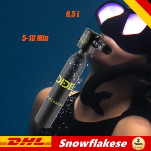 Mini botella de buceo botella de oxígeno botella de buceo equipo de buceo 5-10 minutos - Imagen 1 de 20