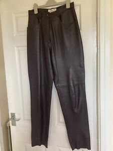 Jaegar Leather Trousers Size 12