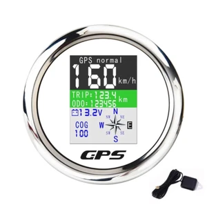 Tachimetro GPS Da 85 MM Contachilometri Contagiri Digitale Con Schermo TFT Imper - Foto 1 di 12