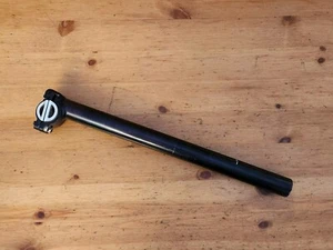 Vintage Control Tech Seatpost Seat Post Black Alloy 350mm 27.2mm USA MTB Road - Picture 1 of 8
