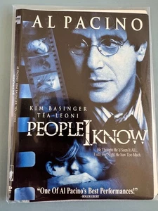 DVD: PEOPLE I KNOW / PACINO / BASINGER / LEONE - 2002 - Picture 1 of 2