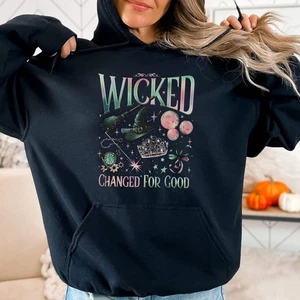 Wicked Changed For Good - Sudadera con capucha de algodón pesado Gildan - Imagen 1 de 124