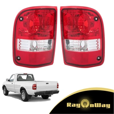 Luces traseras laterales izquierda y derecha transparentes rojas para Ford Ranger 2001-2010 2011 Foto 1 de 4