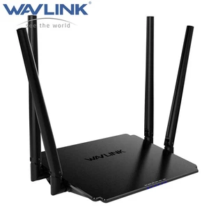 WAVLINK WIRELESS ROUTER 1200MBPS DUAL BAND WIFI 5 ROUTER REPEATER BEAMFORMING - Picture 1 of 13