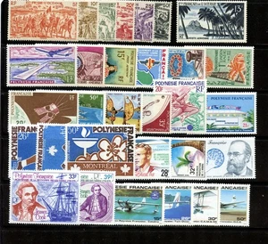 French Polynesia #C11\\C183 (F627) Comp sets of air issues, M,LH,FVF,CV$203.55 - Picture 1 of 1
