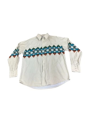 Vintage Wrangler Western Shirt Men’s XL Pearl Snap Long Sleeve Brushpopper - Image 1 of 4