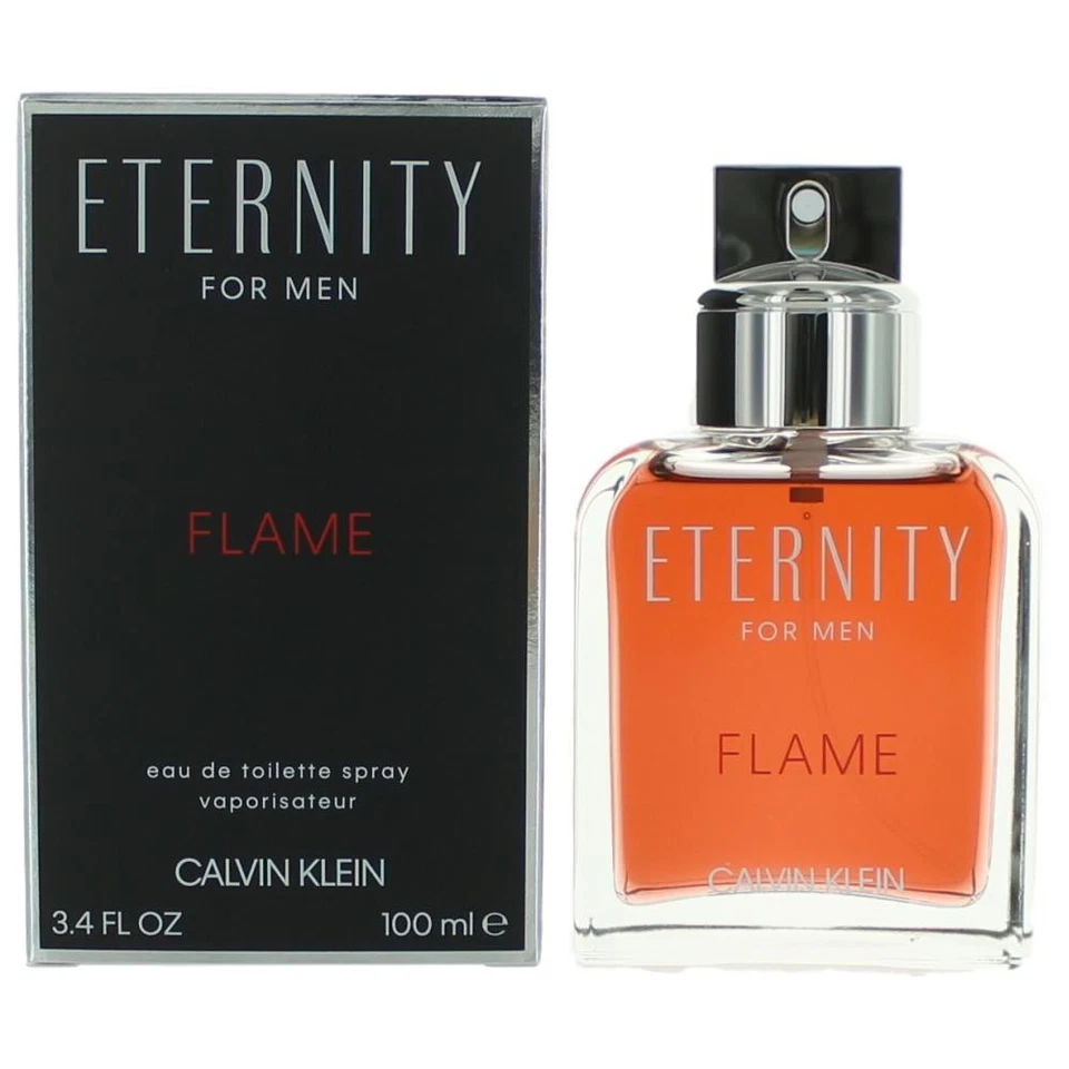 Eternity Flame de Calvin Klein, spray EDT de 3,4 OZ para hombre Foto 1 de 1