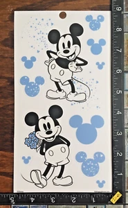 MICKEY  MOUSE THE HAPPY PLANNER, ONE SHEET BEAUTIFUL CLEAR VINYL STICKERS #THP06 - Picture 1 of 2