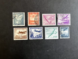 Chile Stamps Aereo Airmail (2)MH (6) Used - Picture 1 of 2