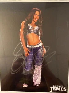 WWE MICKIE JAMES HAND SIGNED AUTOGRAPHED 8X10 PROMO PHOTO WITH COA - Picture 1 of 1