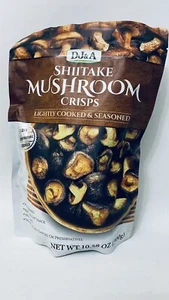 DJ & A Shiitake Mushroom Crisps Lightly Cooked & Seasoned 10.58 Oz (300gr) Vegan - Bild 1 von 2