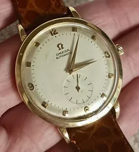 ✅ OMEGA 2660 - Gran tamaño ~38 mm - RARO VINTAGE - Oro sólido de 18 K - Automático ✅ - Imagen 1 de 19