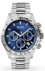 HUGO BOSS HB1513755 MEN'S HERO SPORT LUX BLUE SILVER WATCH - NEW WITH BOX