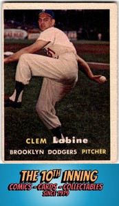 1957 Topps #53 Clem Labine