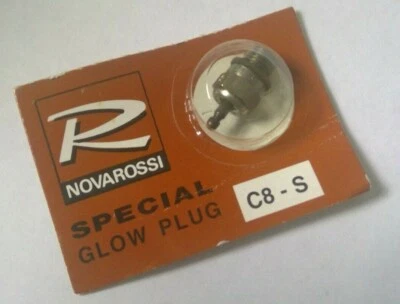  Novarossi C8S Standard "Special" Glow Plug RC Car,Air,Boat,Heli Nitro Engines - Image 1 of 2