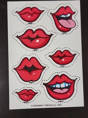 Parches Scratch N Sniff Mark 1 Vintage 1984 - Labios Foto 1 de 4
