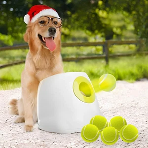 Automatic Dog Ball Launcher for Medium to Large Dogs, Interactive Dog Ball Throw - Picture 1 of 9
