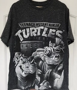 Teenage Mutant Ninja Turtles All-Over Print T-Shirt Men's LG - Picture 1 of 4