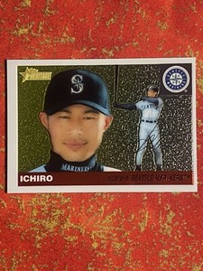Ichiro Suzuki 2004 Topps Heritage Chrome Card /1955 #THC3 Seattle Mariners Japan