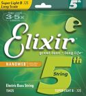 Elixir Elixir Base Rose Strings NANOWEB Nickel 5 Strings Long Scale .125 #15425