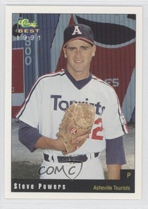 1991 Classic Best Asheville Tourists Steve Powers #8