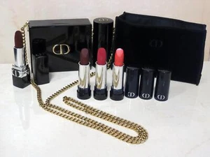 DIOR LIMITED EDITION ROUGE DIOR LIPSTICK CLUTCH COLLECTION 910, 913, 674, 471 - Picture 1 of 5