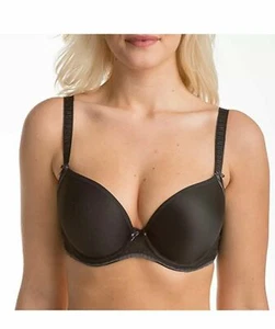 FREYA UNDERWIRE Padded Deco Vibe Plunge J-hook on back Bra #1704 - Picture 1 of 2