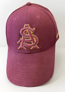 Nike Team ASU ARIZONA STATE SUN DEVILS Hat Maroon Embroidered Adjustable - Picture 1 of 11