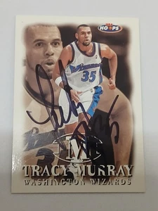 Tracy Murray Washington Wizards 1998 NBA Hoops Autogrammkarte #67 BESCHREIBUNG LESEN - Bild 1 von 3