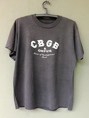CBGB Omfug Tour 复古 T 恤朋克摇滚地下乐队工作室黑色 L 码 — 第 1/4 张图片