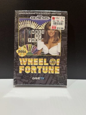 Unopened Wheel of Fortune Sega Genesis Video Game Complete In Box - Image 1 of 4