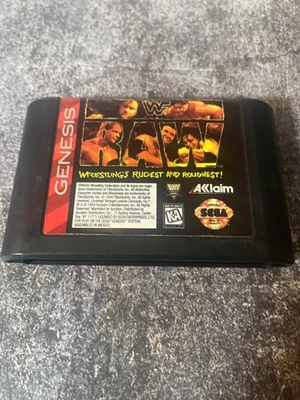 Sega Genesis: WF RAW - Cartridge Only - Image 1 of 3