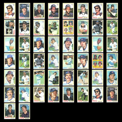 Lote de 50 tarjetas de béisbol Topps 1978 vintage distribuidor conjunto a granel constructor común en muy buena condición MLB Foto 1 de 4