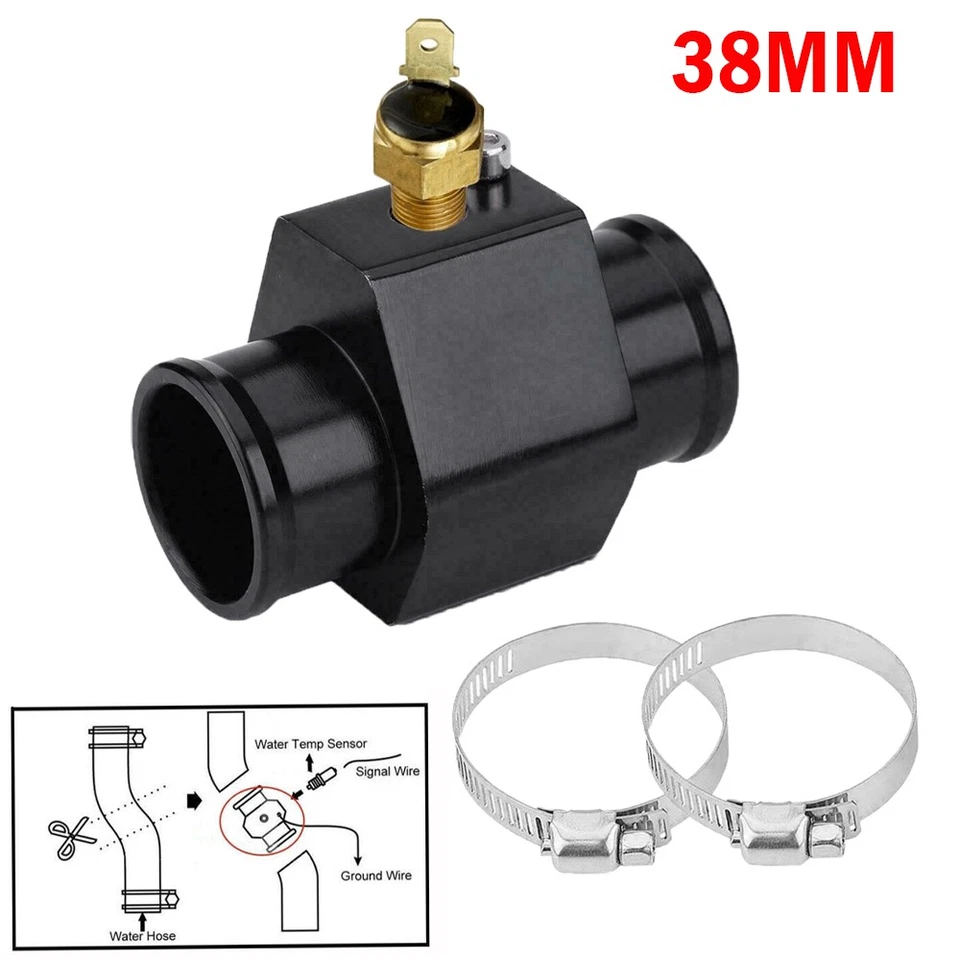Universal Pack (1) Coolant Temperature Sensor Switch Radiator Hose Adapter Kit Foto 1 de 4