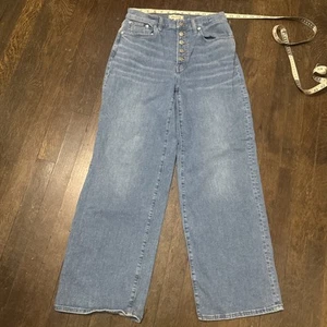 MADEWELL The Perfect Vintage Wide-Leg Jeans Damen Gr. 28 Button Fly - Bild 1 von 11