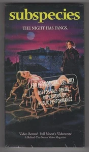 Subspecies (Very Rare Factory Sealed Horror VHS Screener) Mint! Full Moon - Picture 1 of 5