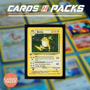 Carte Pokemon Raichu 14/102 HOLO Set de Base Edition 1 NM 🇫🇷🔥 - Picture 1 of 2