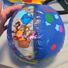 Disney aufblasbarer Wasserball mit Winnie Puuh/Tigger Motiv, blau Aus 2000