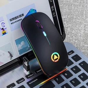 Rechargeable Mouse Wireless Silent Led Backlit Mice Usb Optical Ergonomic LS - Picture 1 of 10