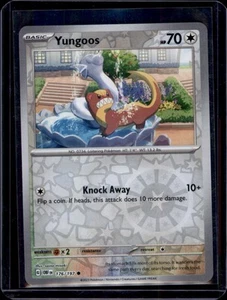 Yungoos SV03: Obsidian Flames Pokémon #176/197 Reverse Holo NM+ - Picture 1 of 2