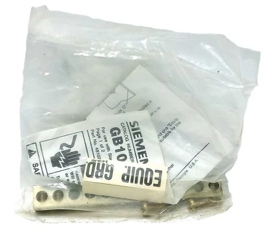 Siemens GB10 10 Position Ground Bar Kit - Image 1 of 3