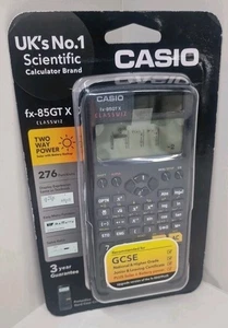Casio FX-85GTX Classwiz Dual Fuel Scientific Calculator Black - NEW SEALED - Picture 1 of 5