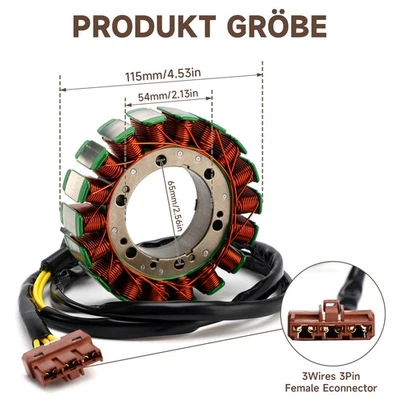 Alternator Stator Regulator w/Gasket For Aprilia RSV1000 Tuono Factory/R 06-09 - Image 1 of 4