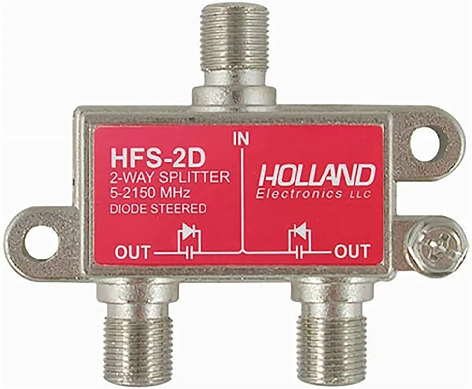 HOLLAND HFS-2D 2 WAY COAX SPLITTER - Image 1 of 1