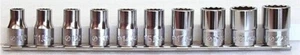 KoKen 1/2Sq 12-sided Short Socket Set RS4405M/10 Made in Japan - Picture 1 of 5